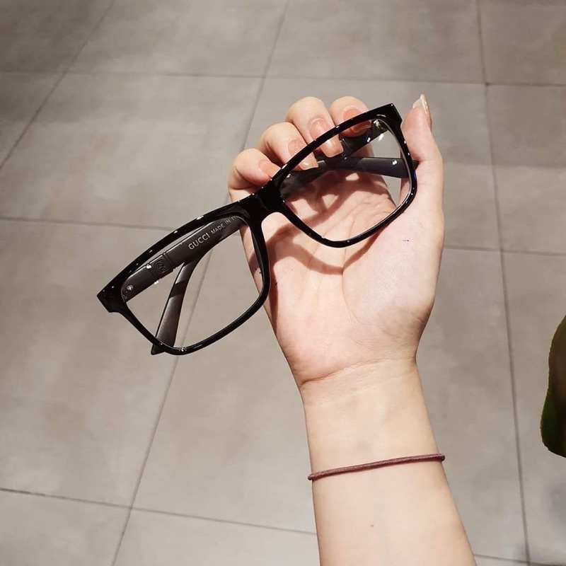 GỌNG KÍNH GIẢ CẬN 0 ĐỘ UNISEX NAM NỮ DÁNG VUÔNG - G..C DA