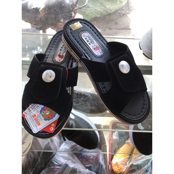 Dép gà Bitas khuy cúc chính hãng thời trang, sang chảnh đúng form đế 3F