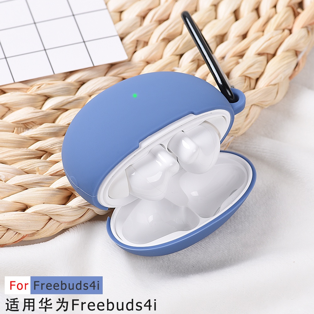 Vỏ Bảo Vệ Hộp Sạc Tai Nghe Huawei FreeBuds 4i Bluetooth Không Dây Bằng Silicon Mềm Chống Sốc