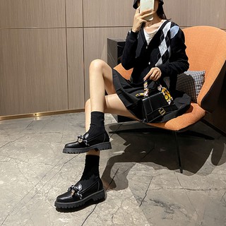 Giày da nữ kiểu dáng đơn giản thời trang cá tính