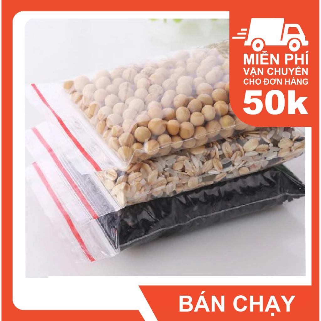 0,5 Kg TÚI ZIP CHỈ ĐỎ 6,5 Dzem