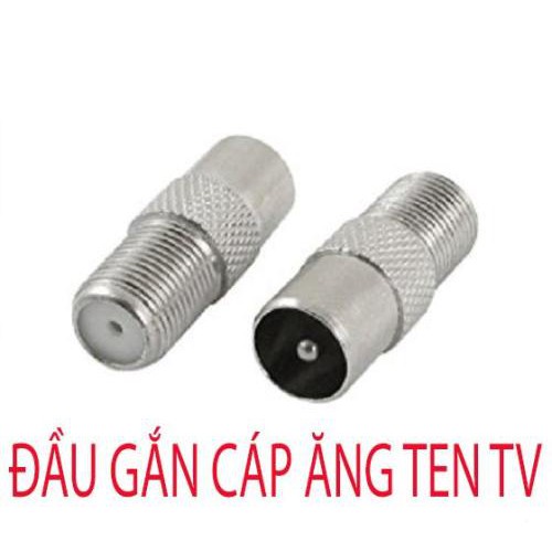 Bịch 100 con Jack tivi, Rắc tivi sắt, Jack F đực kết nối anten, tivi, dây âm tường