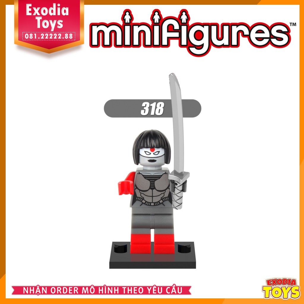 Xếp hình Minifigure DC Comics Biệt đội cảm tử Suicide Squad - Đồ Chơi Lắp Ghép Sáng Tạo - X0122