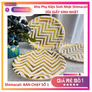 Set 10 Đĩa Giấy Dùng Trong Tiệc Sinh Nhật Cho Bé