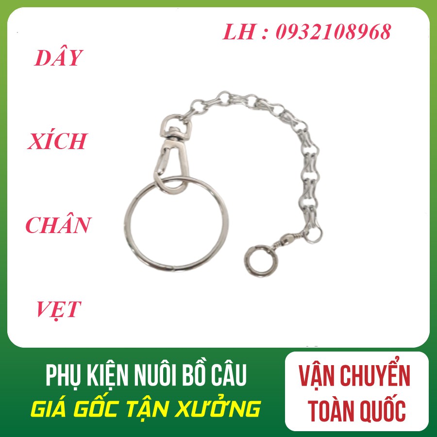 [Mã PET50K giảm Giảm 10% - Tối đa 50K đơn từ 250K] Xích chân vẹt