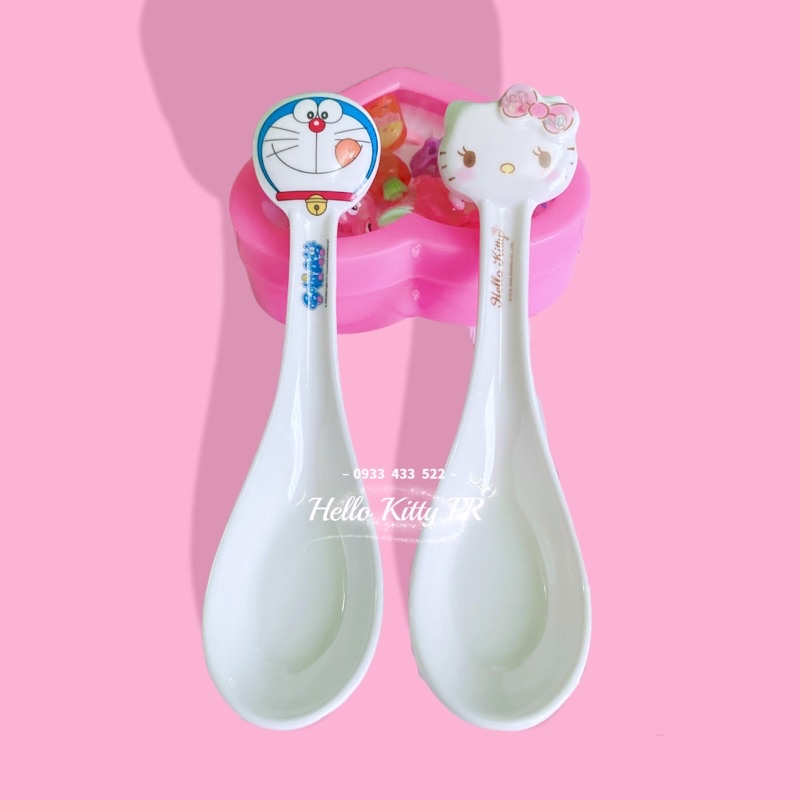 Tô chén muỗng ly dĩa Hello Kitty