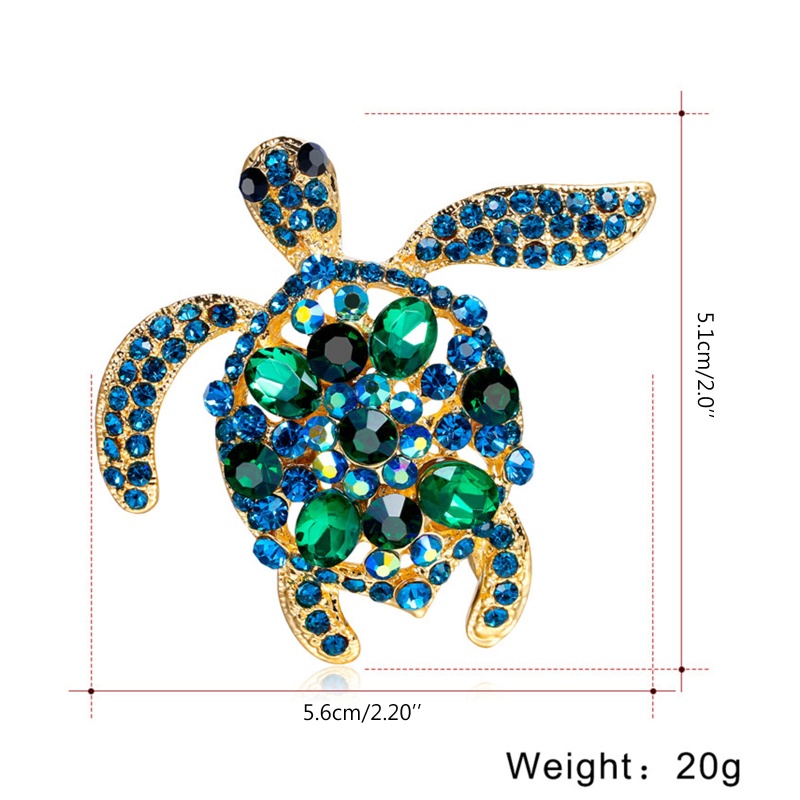 Ghim Cài Áo Hình Rùa Con Dễ Thương Dành Cho Nữ