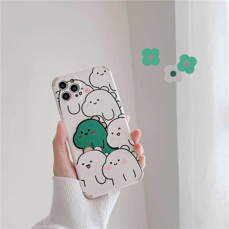 Ốp iPhone Khủng Long Hoạt Hình iPhone 12 Pro Max/12/12 Pro/7Plus/8Plus/X/Xs Max/11/11 Pro Max - ốp iphone