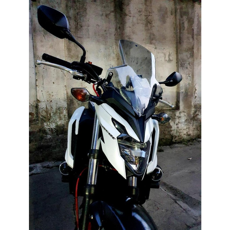 Kính chắn gió Areyourshop bằng nhựa ABS cho Honda CB650F 2014-2017