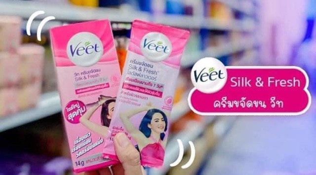 Kem tẩy lông veet dạng gói 14g thái lan