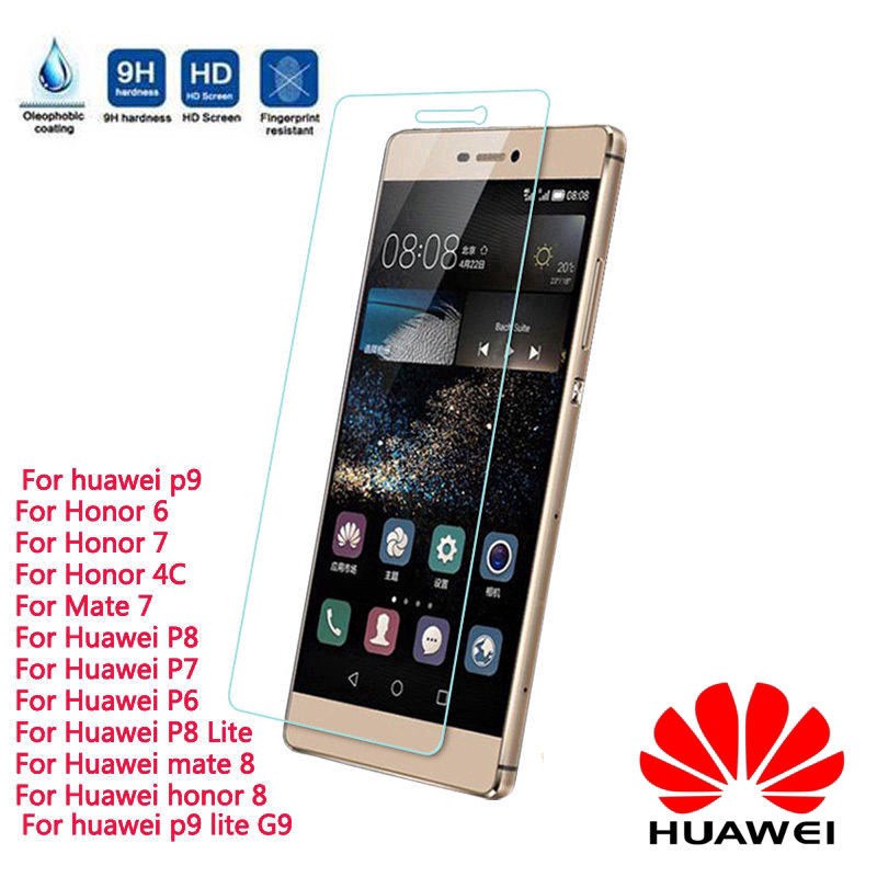 Kính cường lực bảo vệ màn hình dành cho Huawei P10 P9 P8 Lite Honor 9 8 7