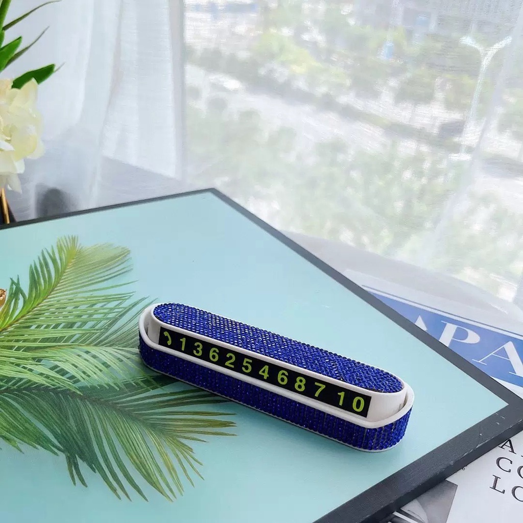 [Giá Hủy Diệt] Bảng số điện thoại ô tô đính đá đủ màu | BigBuy360 - bigbuy360.vn