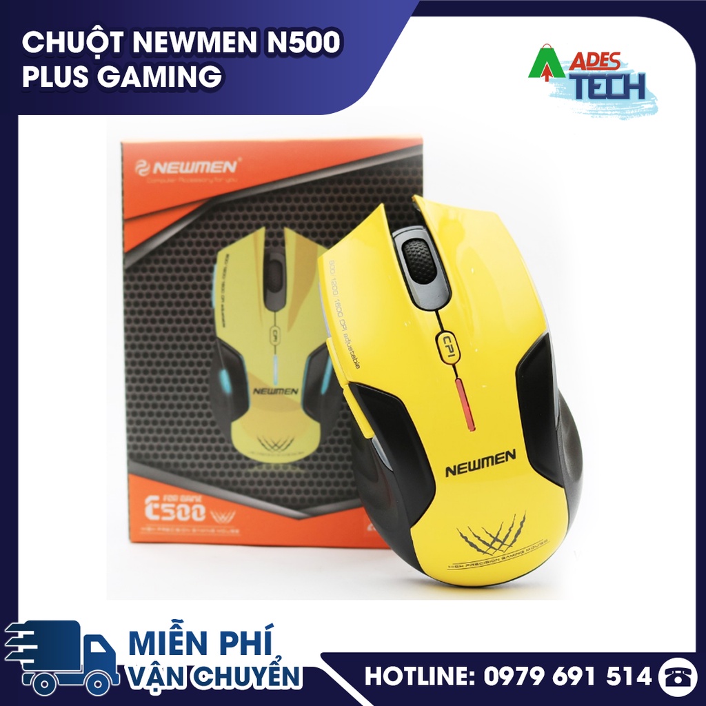 Chuột Gaming Có Dây Newmen N500 Plus | Thợ Săn | Hàng Chính Hãng | Bảo Hành 24 Tháng