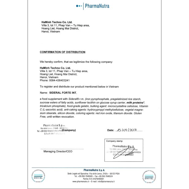 [QUÀ TẶNG HOT KHI MUA TỪ 2 HỘP] Thực phẩm bổ sung Sideral Forte | Thế Giới Skin Care