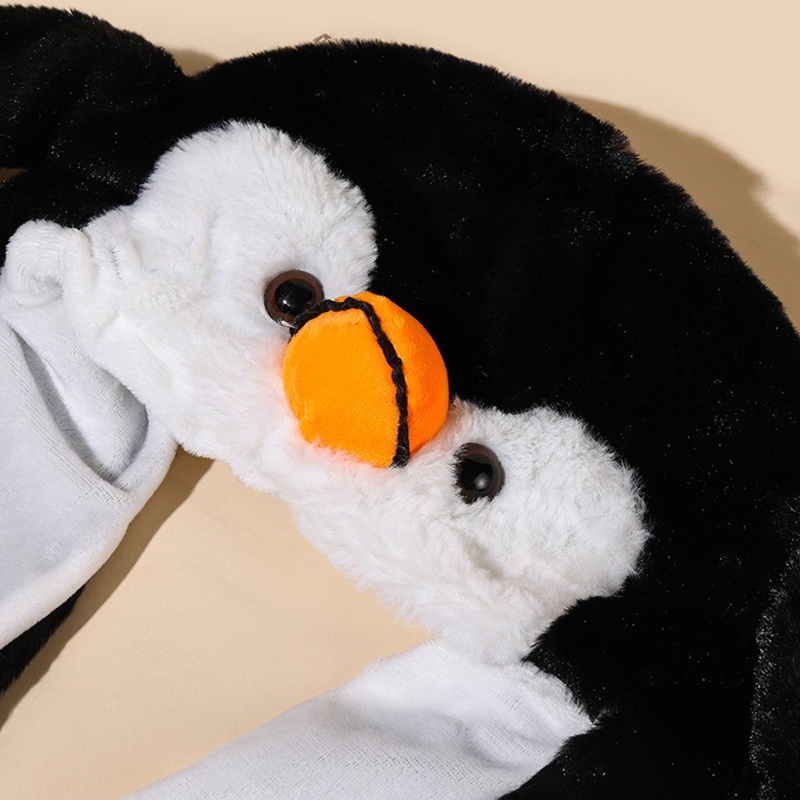 Mũ Trùm Đầu Hình Động Vật Bằng Lông Nhung Dễ Thương Xinh Xắn