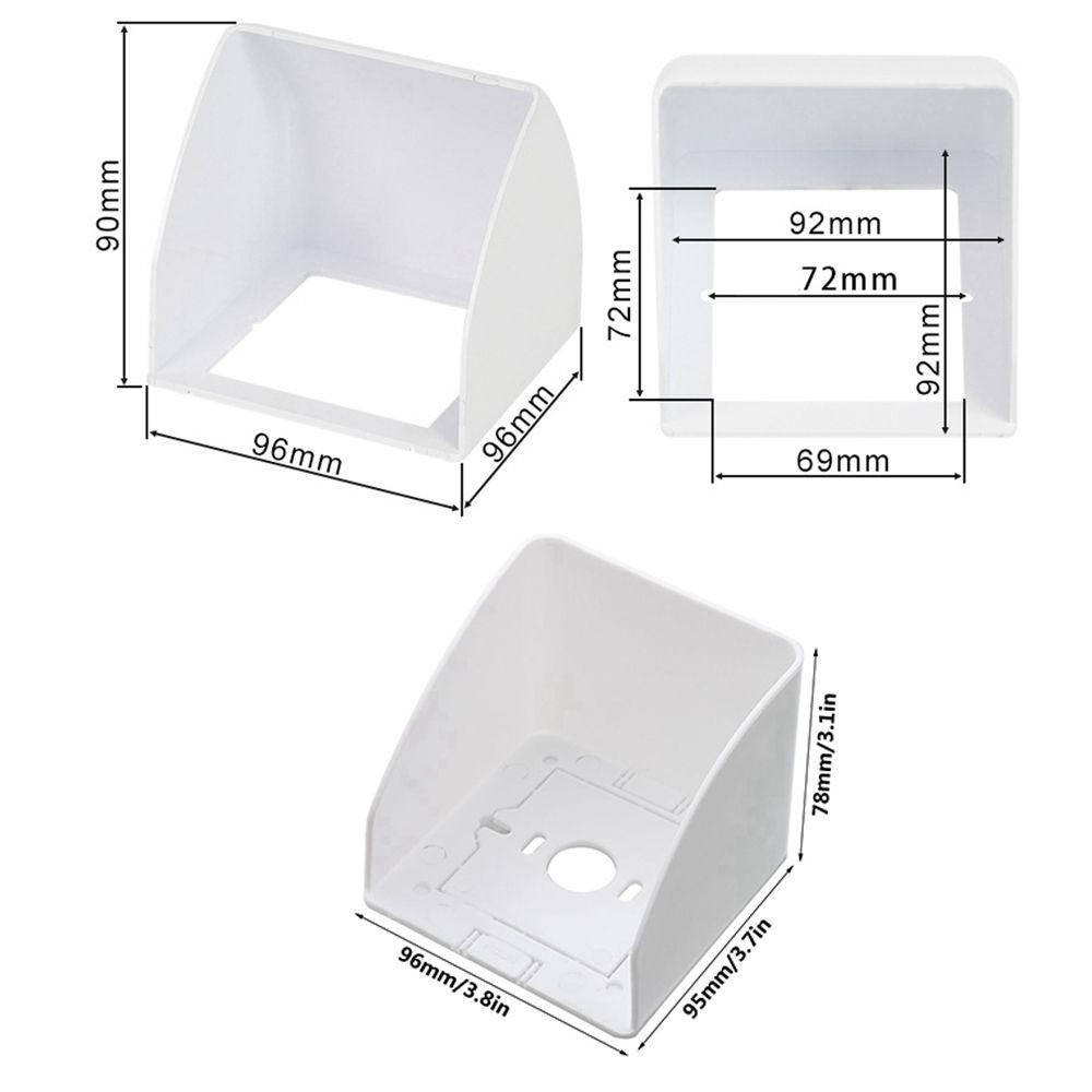 1 Hộp Đựng Ổ Cắm Điện Gắn Tường Chống Nước Chống Mưa Bảo Vệ Công Tắc Cho Nhà Tắm Sự Bảo Vệ