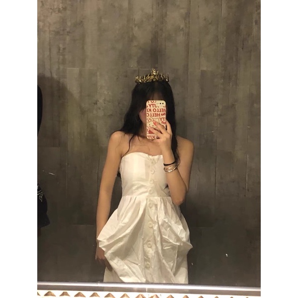 KIMMIE SKIRT Váy ống sơ mi Thiết kế không dây xẻ tà KÈM ẢNH THẬT phong cách cá tính, sexy, năng động JU Seok Kyung