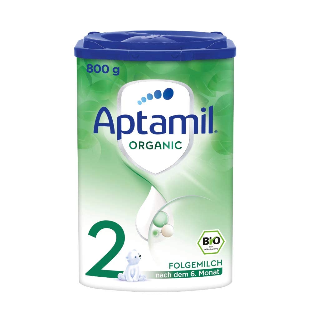 Sữa Aptamil Organic Đức, Phát Triển Toàn diện cho bé, Hộp 800g, Số 1, 2, Pre