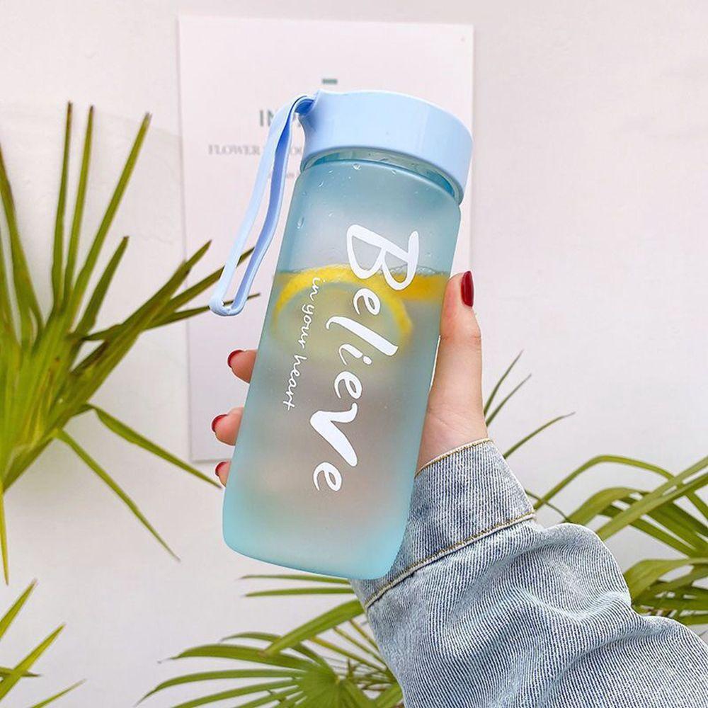 Cốc Uống Nước Bằng Silicon PP Cấp Thực Phẩm Trong Suốt Có Nắp Đậy Đơn Giản