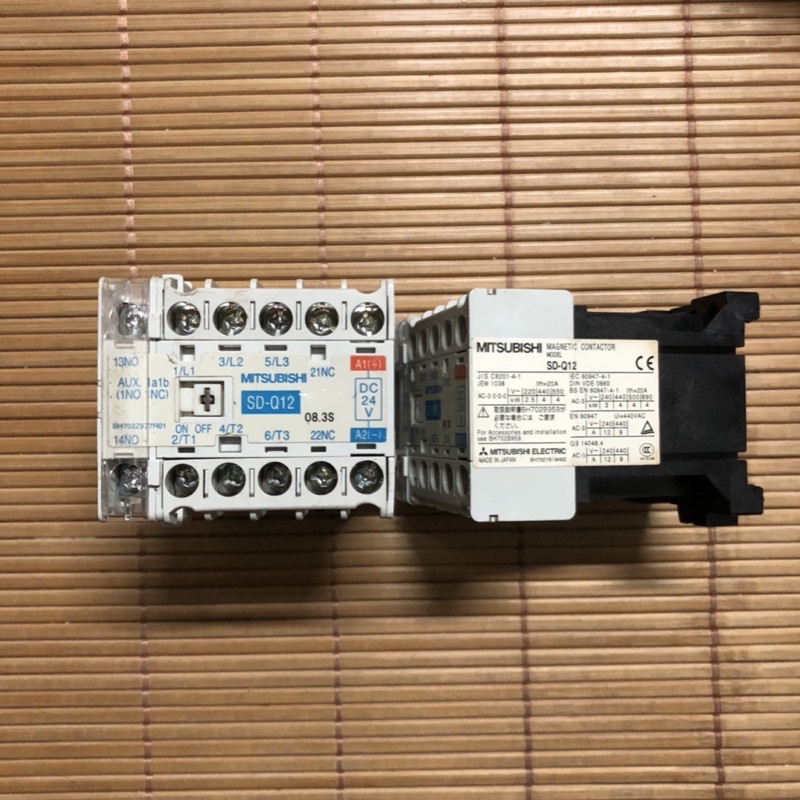 Khởi động từ, Contactor ST-10A Mítubishi coil 24VDC, 110V-220VAC