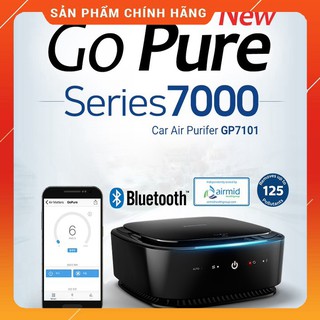 Máy lọc không khí, khử mùi trên xe ô tô, xe hơi nhãn hiệu Philips GP7101 cảm biến 6 màu AQI, - Bảo hành 12 tháng