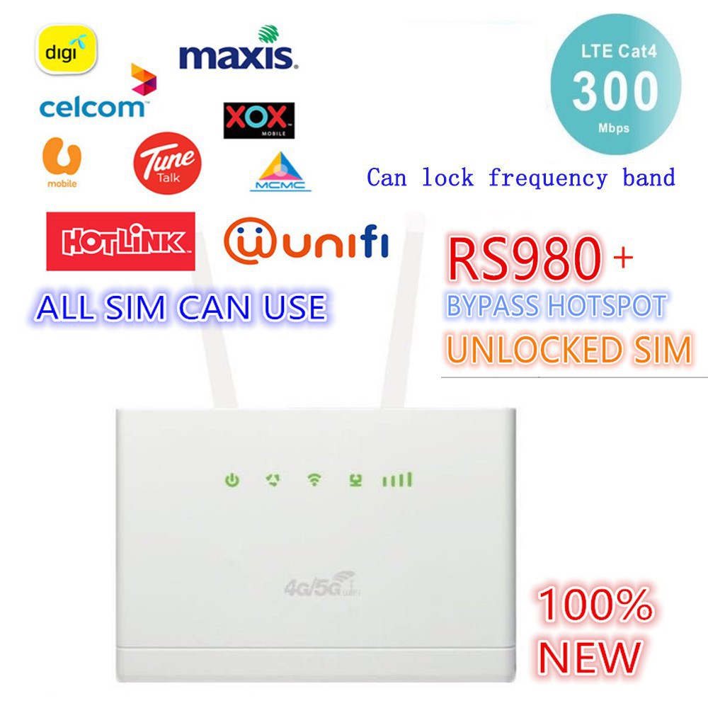 Bộ Phát Wifi 3G 4G CPE RS980 Tốc độ 150Mbps. Kết nối 32 user -Hỗ Trợ 2 Cổng LAN | BigBuy360 - bigbuy360.vn