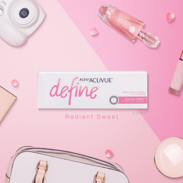 KÍNH ÁP TRÒNG MÀU 1 NGÀY JOHNSON & JOHNSON 1 DAY ACUVUE DEFINE.