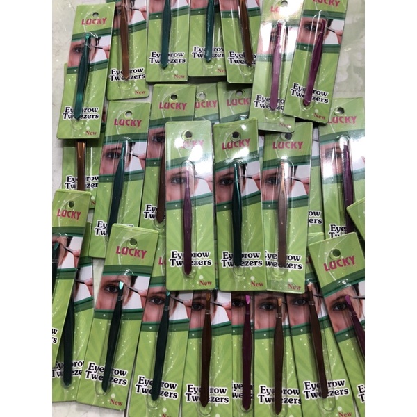 Nhíp màu Lucky nhổ lông cao cấp