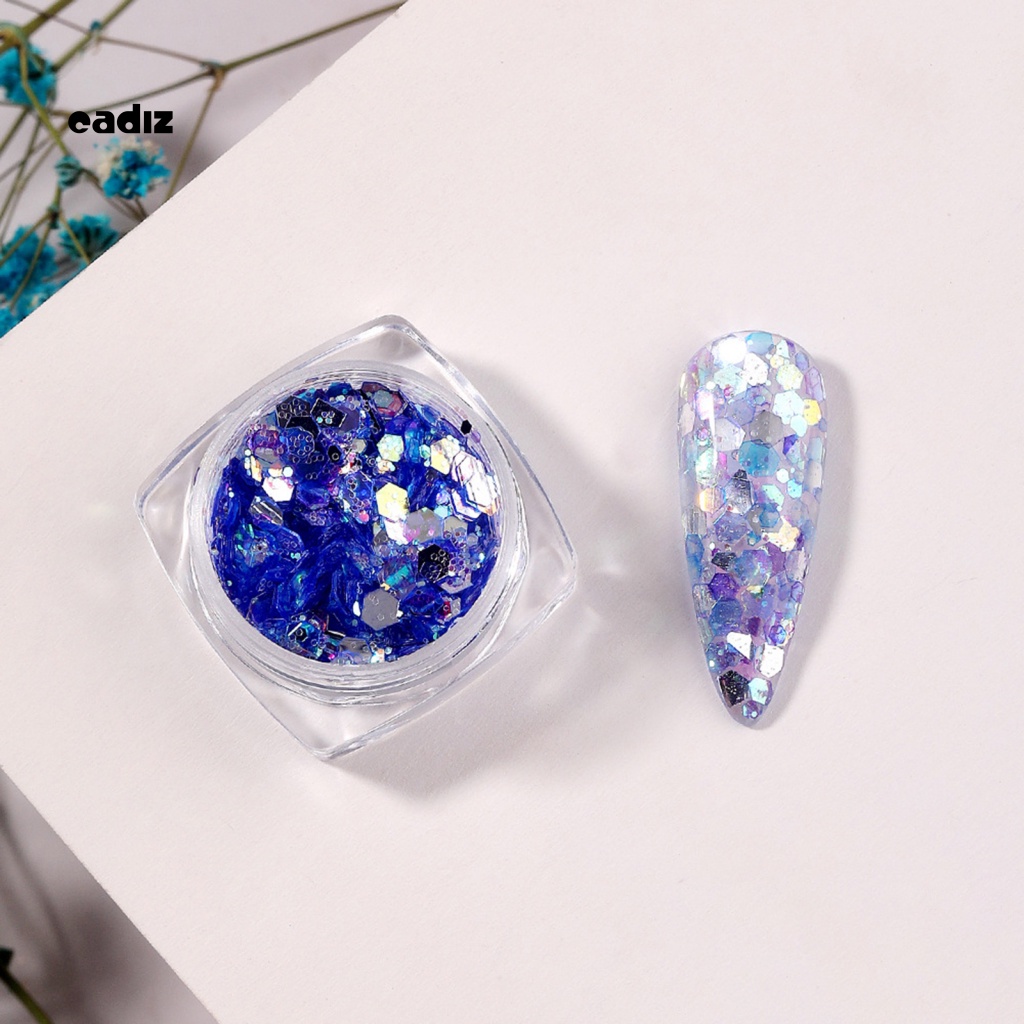 1 Hộp Hạt Kim Sa Chống Trầy Trang Trí Móng Tay