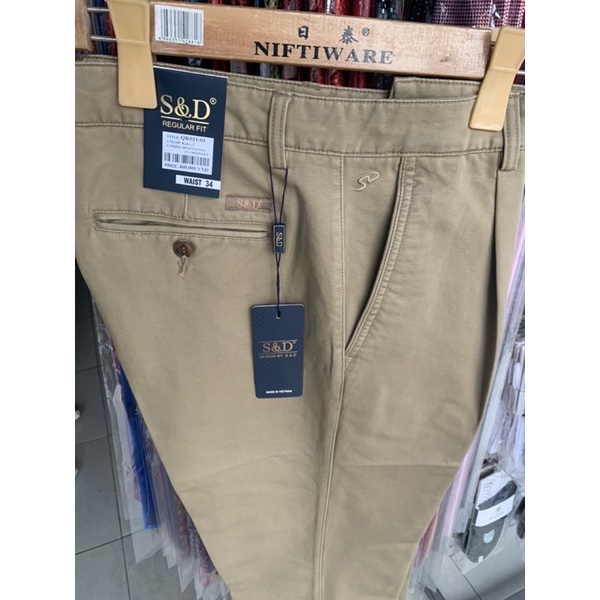 Quần kaki một ly dáng xuông giá 460k giảm còn 160k