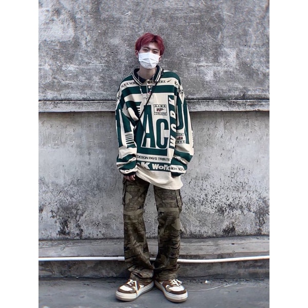 Áo Polo Dài Tay Unisex 🌼 Áo Thu Đông Black 🌼 Phong Cách Streetwear Best Seller