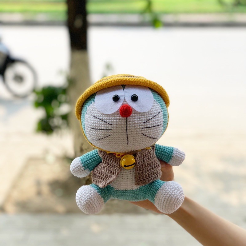 Thú bông bằng len - Doraemon