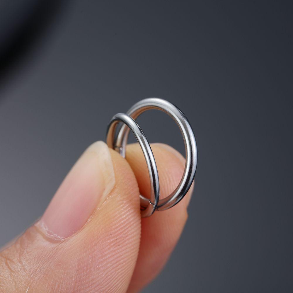 1 Khuyên Mũi Thép Titan Bản Lề Cho Cả Nam Và Nữ
