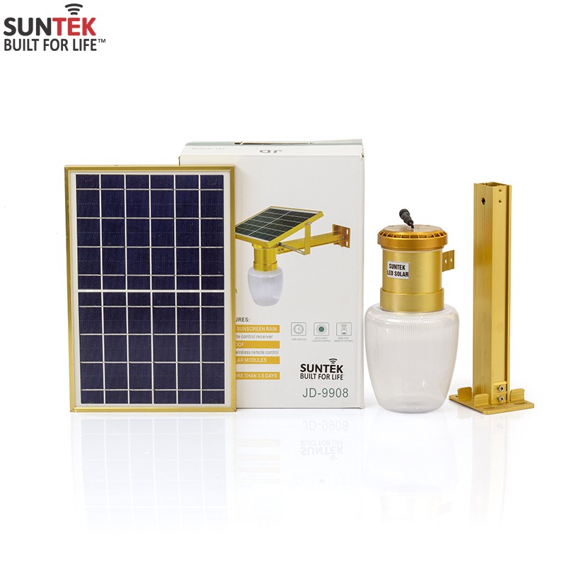 Đèn Năng Lượng Mặt Trời Trang Trí Sân Vườn SUNTEK LED Solar Light JD-9908 10W - Hàng Chính Hãng - Bảo hành 3 năm 1 đổi 1