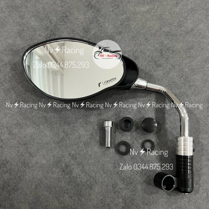 Kính kiểu Yaz chân cong inox kèm bộ xoay 360 độ loại xịn