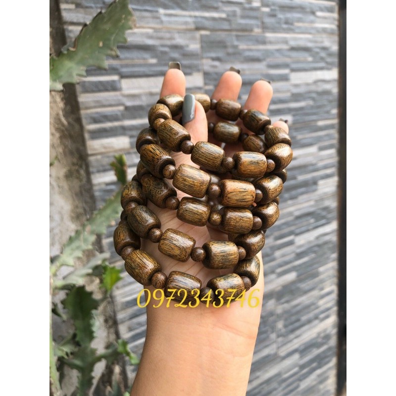 VÒNG TRẦM HƯƠNG THIÊN NHIÊN TRÚC ĐEO TAY CHO NAM-THƠM VĨNH VIỄN