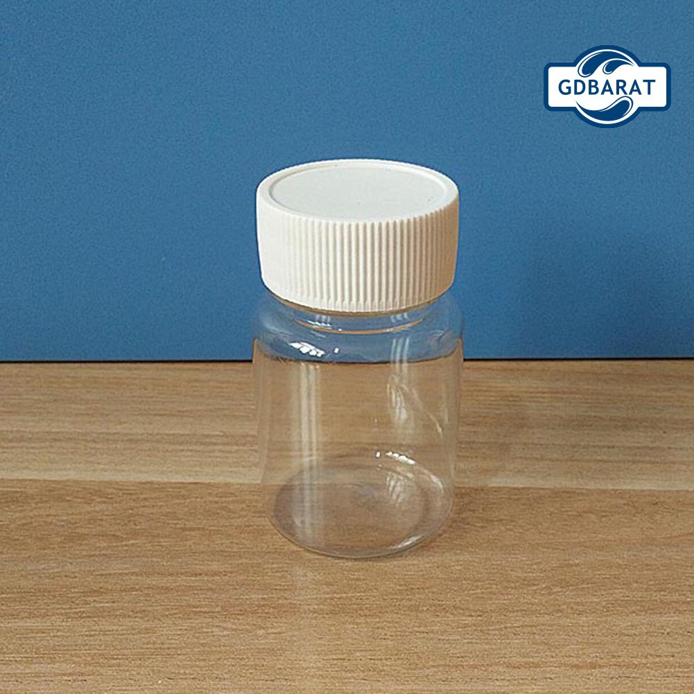 (Hàng Mới Về) Set 10 Lọ Nhựa Trong Suốt 30ml Đựng Thuốc / Kẹo Tiện Dụng