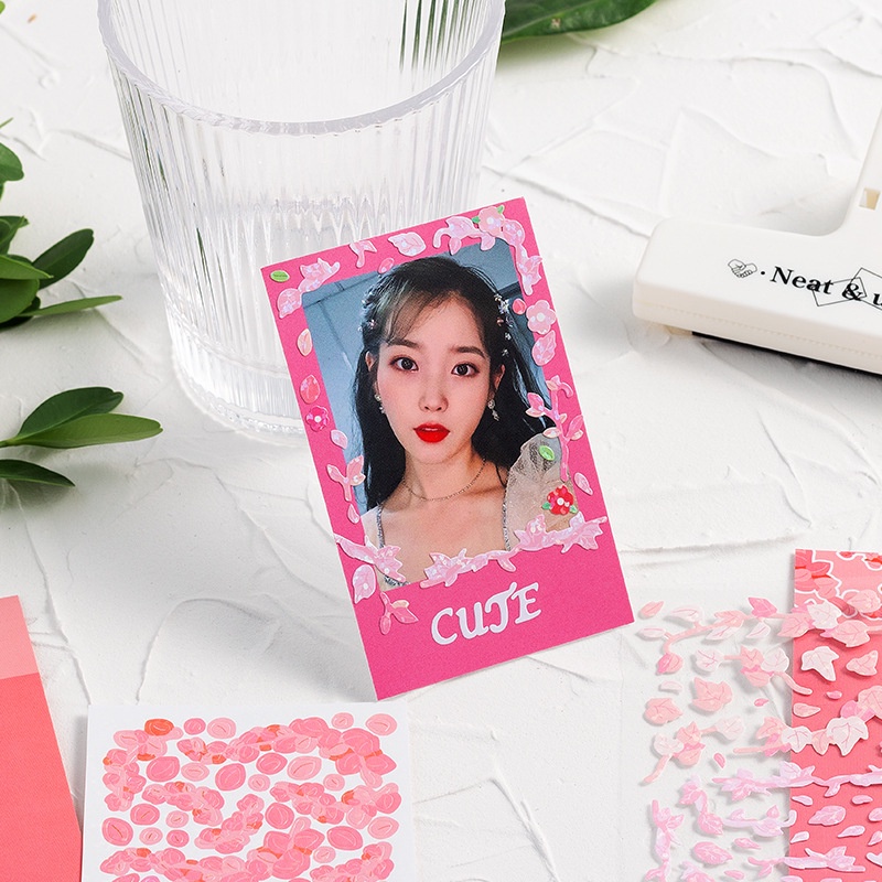 1 Miếng Dán Hình Cây Màu Sắc Lấp Lánh