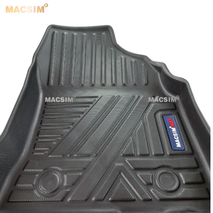 Thảm lót sàn xe ô tô Toyota vios  2008-2013 qd Nhãn hiệu Macsim chất liệu nhựa TPV cao cấp