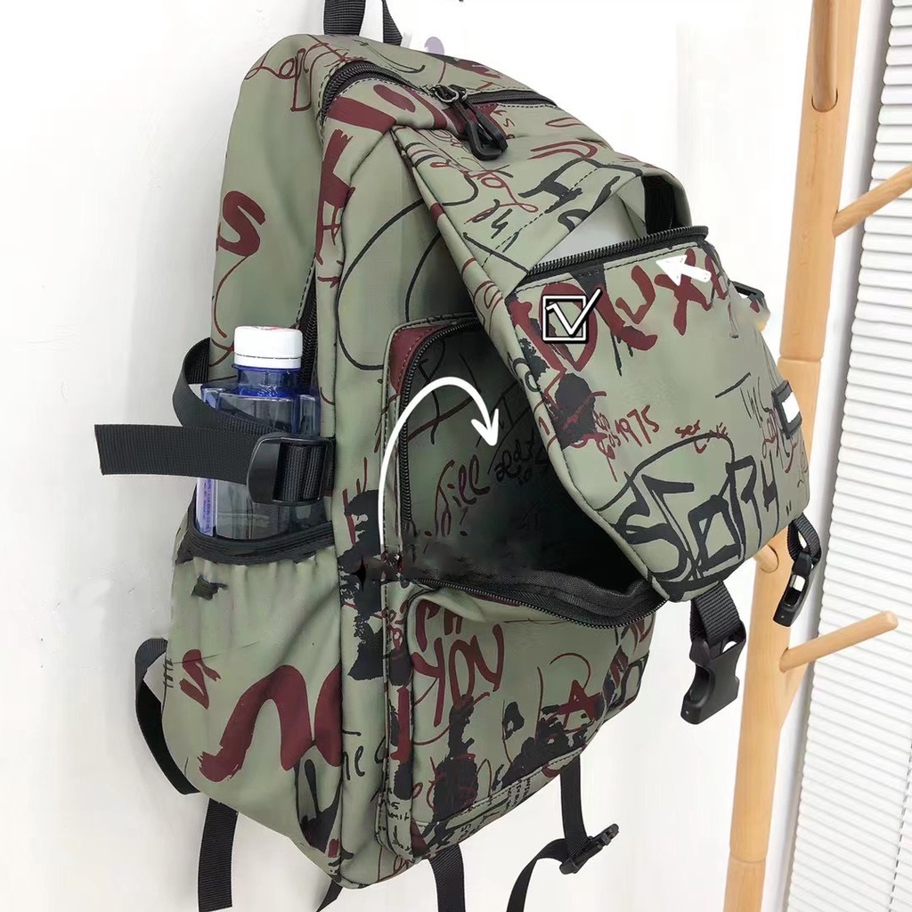 Balo đi học unisex nam nữ cá tính đựng laptop 15.6 inch Y3212