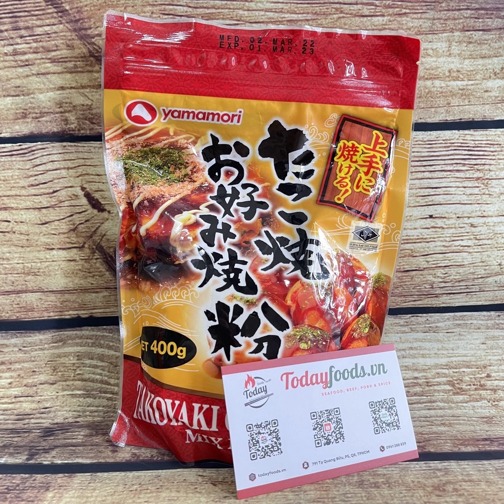 Bột Takoyaki {Yamamori} 400G dùng làm bánh Takoyaki