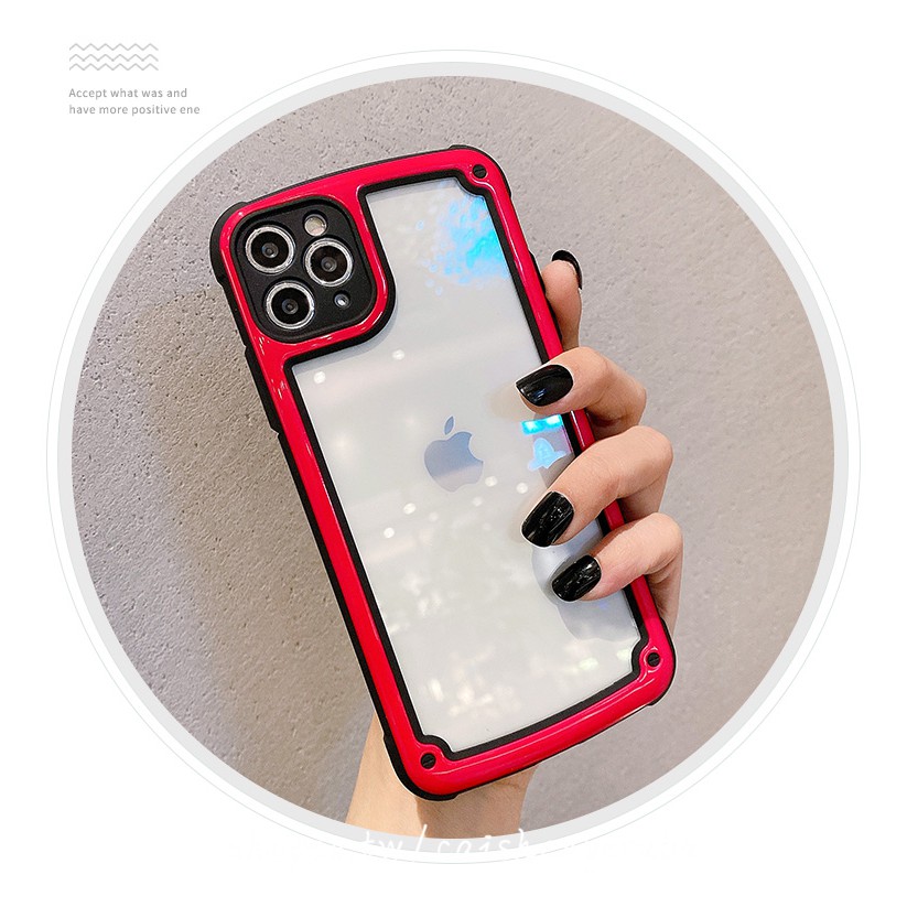 Ốp Điện Thoại Phối Màu Đơn Giản Cho Iphone 11 Pro Xs Max Xr I8 I7 Plus Màu Sắc | BigBuy360 - bigbuy360.vn