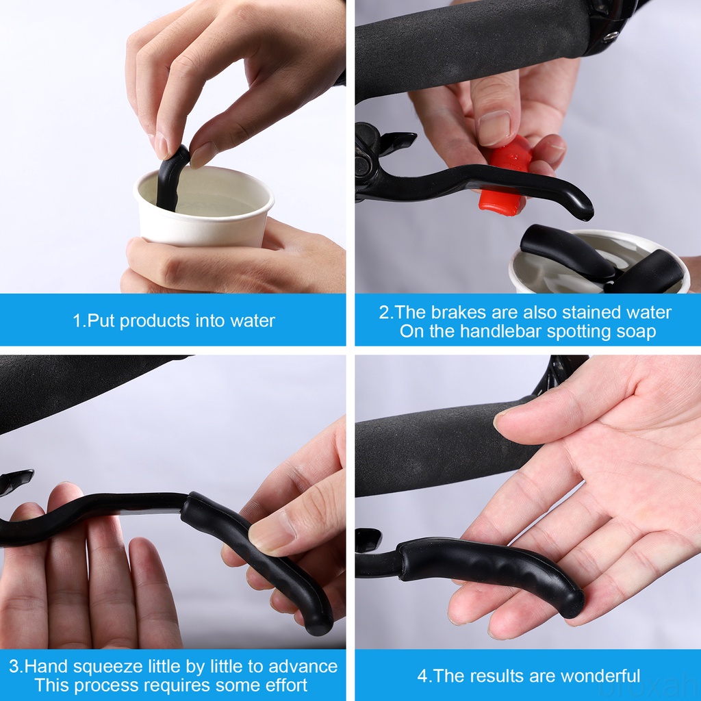 Cặp vỏ bọc tay phanh silicone chống trượt dành cho xe đạp leo núi