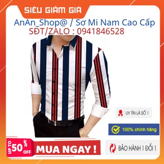 áo thời trang Sơ Mi Nam Kẻ Dọc 3D - kiểu dáng trẻ trung thiết kế ôm người , chất lụa mềm mịn chống nhăn phhai màu AE nhé