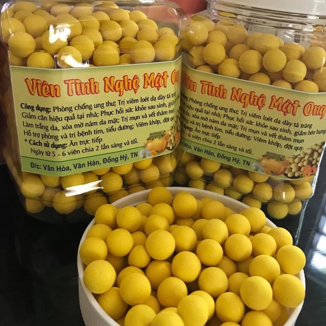 Viên tinh nghệ mật ong