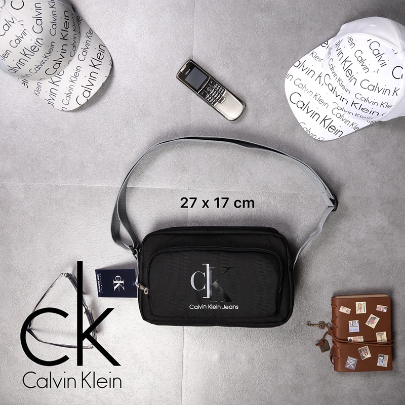 Túi Chéo Nam Calvin Klein CK Đi Chơi Du Lịch Phong Cách Châu Âu Chất Liệu Vải Chống Nước TIEM.BALO DCCAL001