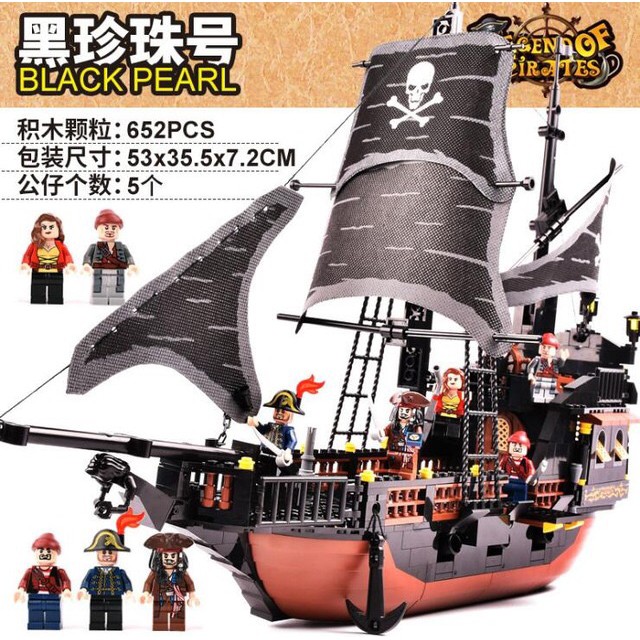 [Giá cực sốc] - Đồ chơi  Lego 9115 - tàu hải tặc ngọc trai đen