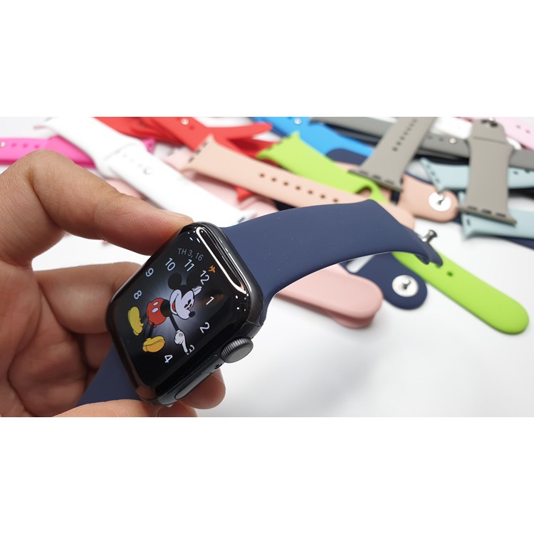 Dây cao su F1 màu trơn Apple Watch (1:1)