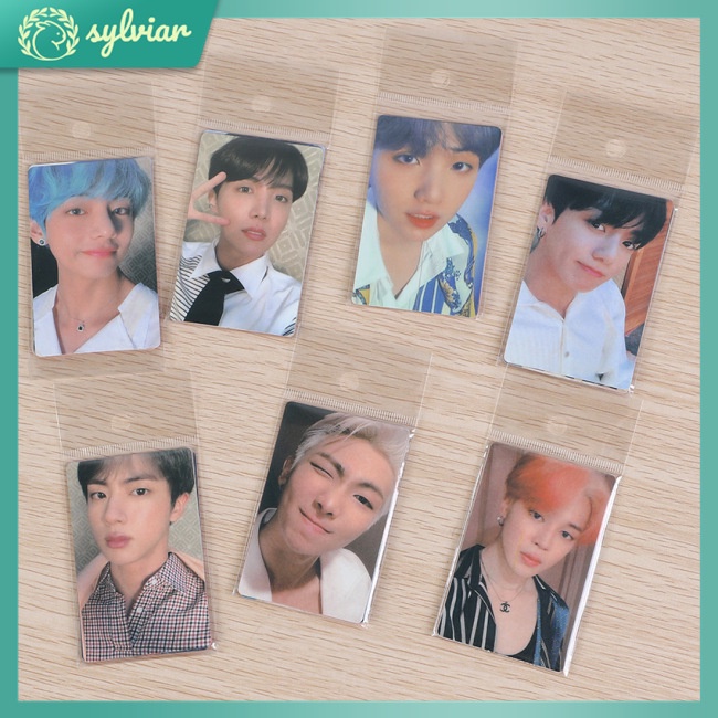 Bộ Thẻ Ảnh Mini Hình Bản Đồ Thế Giới Của BTS RM SUGA J-Hope JiMin Jung Kook Jin V