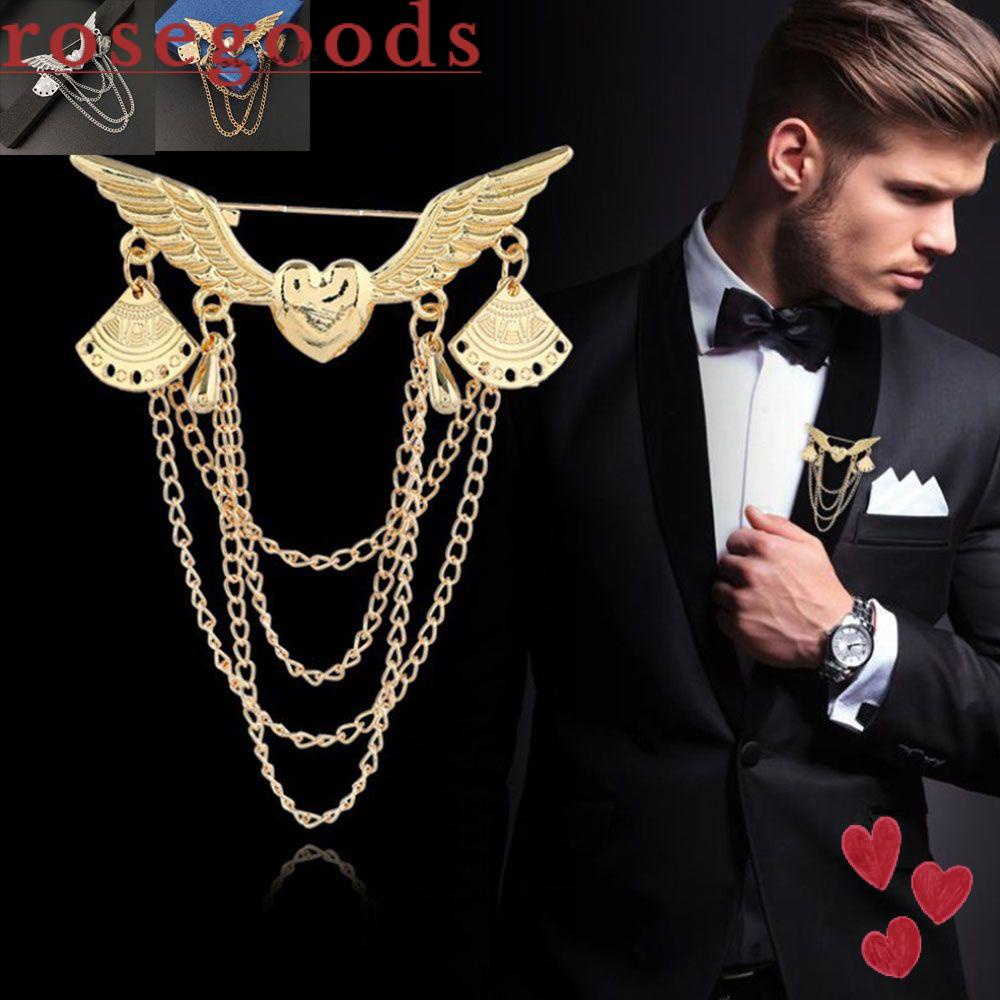 ☆ROSE☆ Men Brooch Multipurpose|And|Alloy New DIY Fashion Decorate Wing Shape/Multicolor